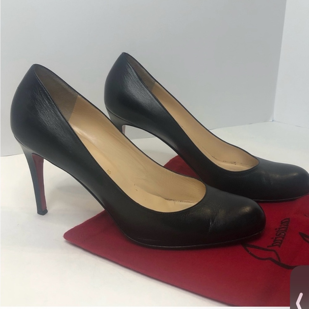 Black Leather Women's Shoes